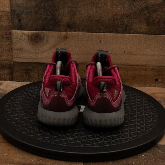 ADIDAS ALPHABOUNCE 3 WOMENS ATHLETIC SHOES RUNNING GYM MAROON RED SIZE 9 - Picture 7 of 9